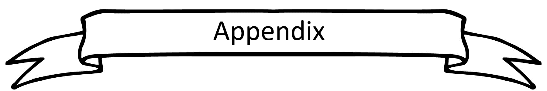 appendix heading